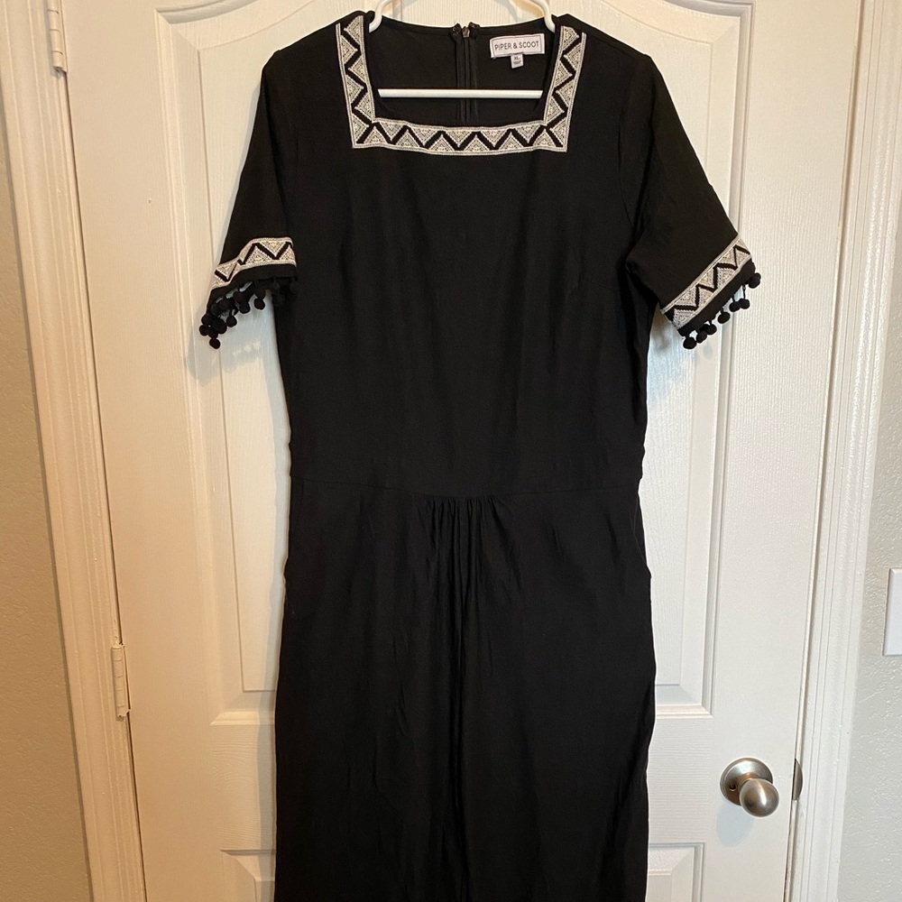 Piper & Scoot Embroidered Jumpsuit - Picture 2 of 4